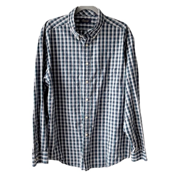 Roundtree & Yorke Other - Roundtree & York 100% Cotton Plaid Long Sleeve Button Down Shirt